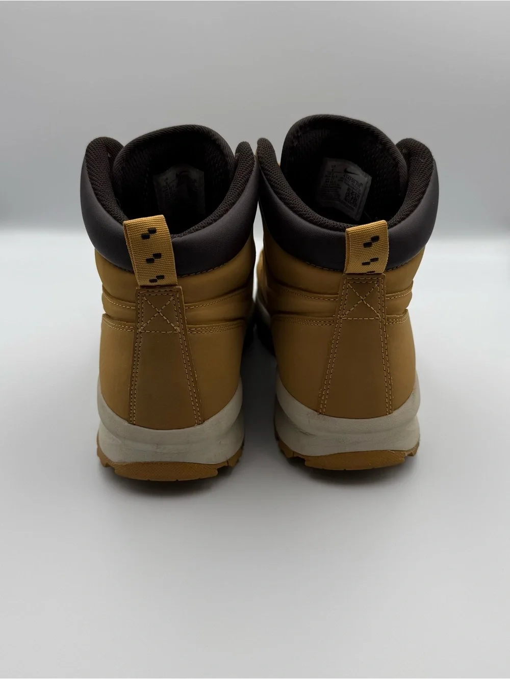 Nike Manoa Leather Boots Haystack Wheat Men’s 9 Water Resistant